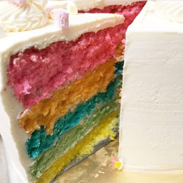 3 slices cakes, Flavors - Rainbow / Butterscotch / Ondeh / S'mores Pie / Choc Torte