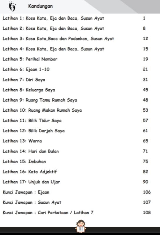 SCHOOL Latihan Efektik, Book P1