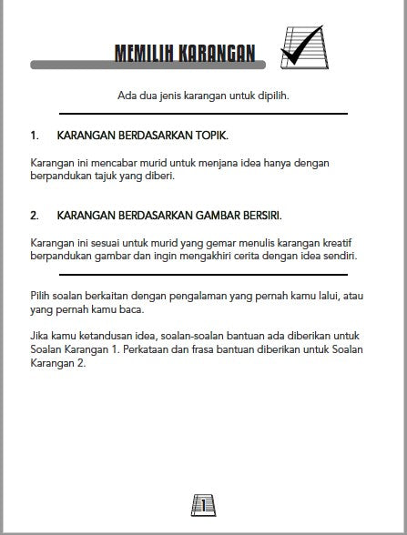 SCHOOL Koleksi Karangan Serta Panduan Karangan – Darjah 6