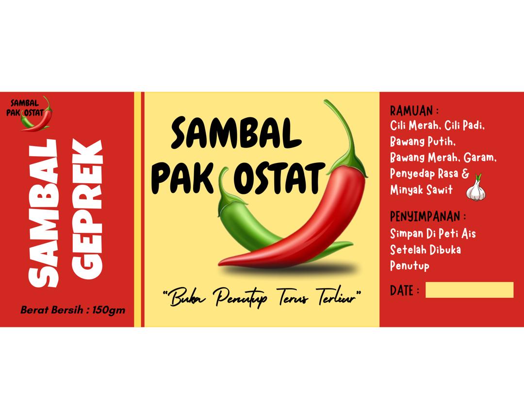 SAMBAL PAK OSTAT (Sambal Geprek)