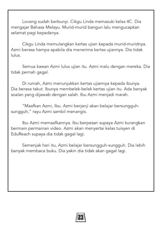 SCHOOL Koleksi Karangan Serta Panduan Karangan – Darjah 4