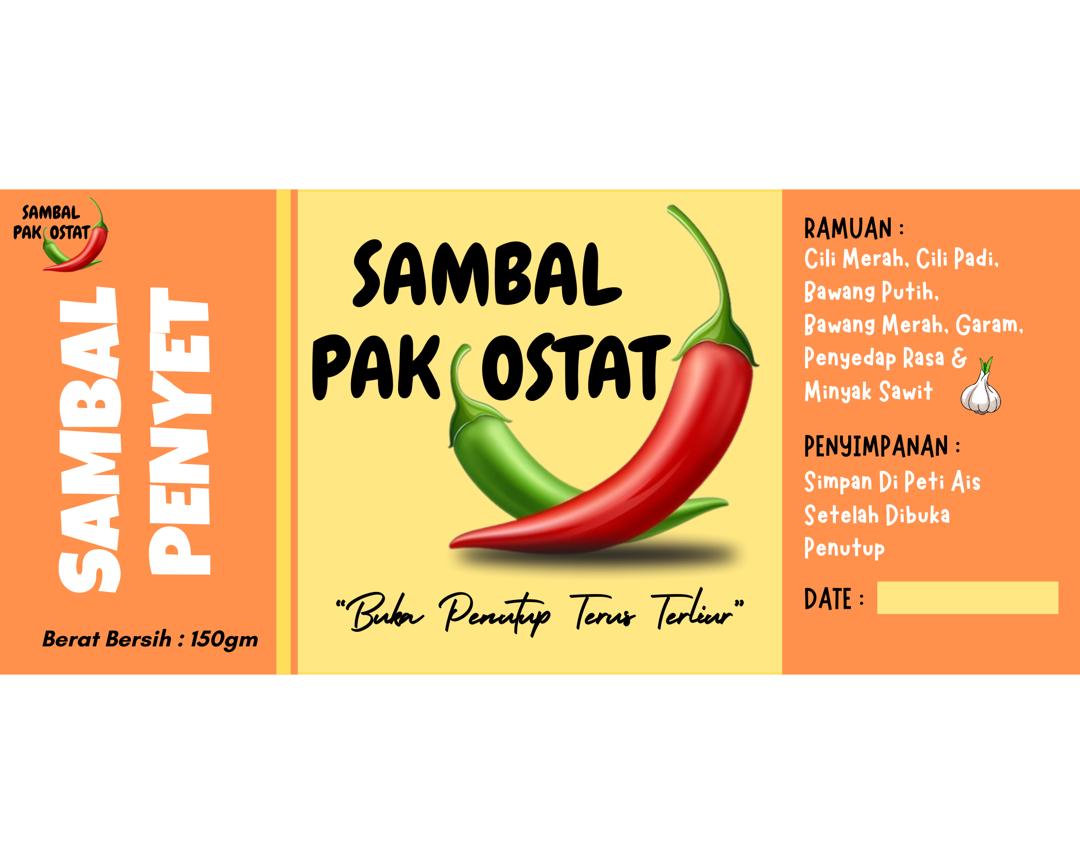SAMBAL PAK OSTAT (Sambal Penyet)