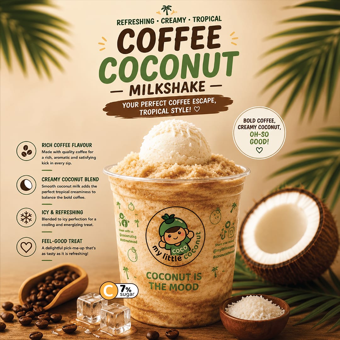 COFFEE COCONUT MILKSHAKE