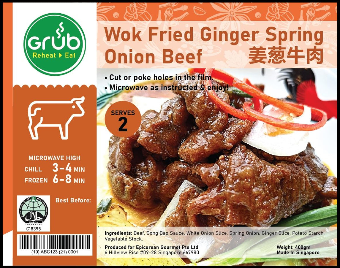 Wok Fried Ginger Spring Onion Beef