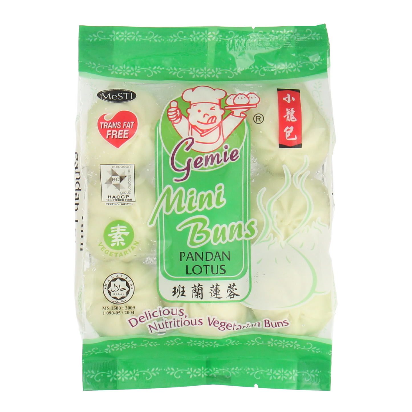 ZUZEN BUN, Pandan Lotus Mini Buns 30g x 9pcs (270g)