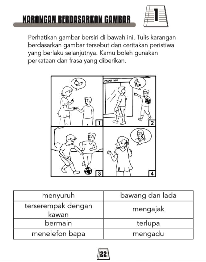 SCHOOL Koleksi Karangan Serta Panduan Karangan – Darjah 3