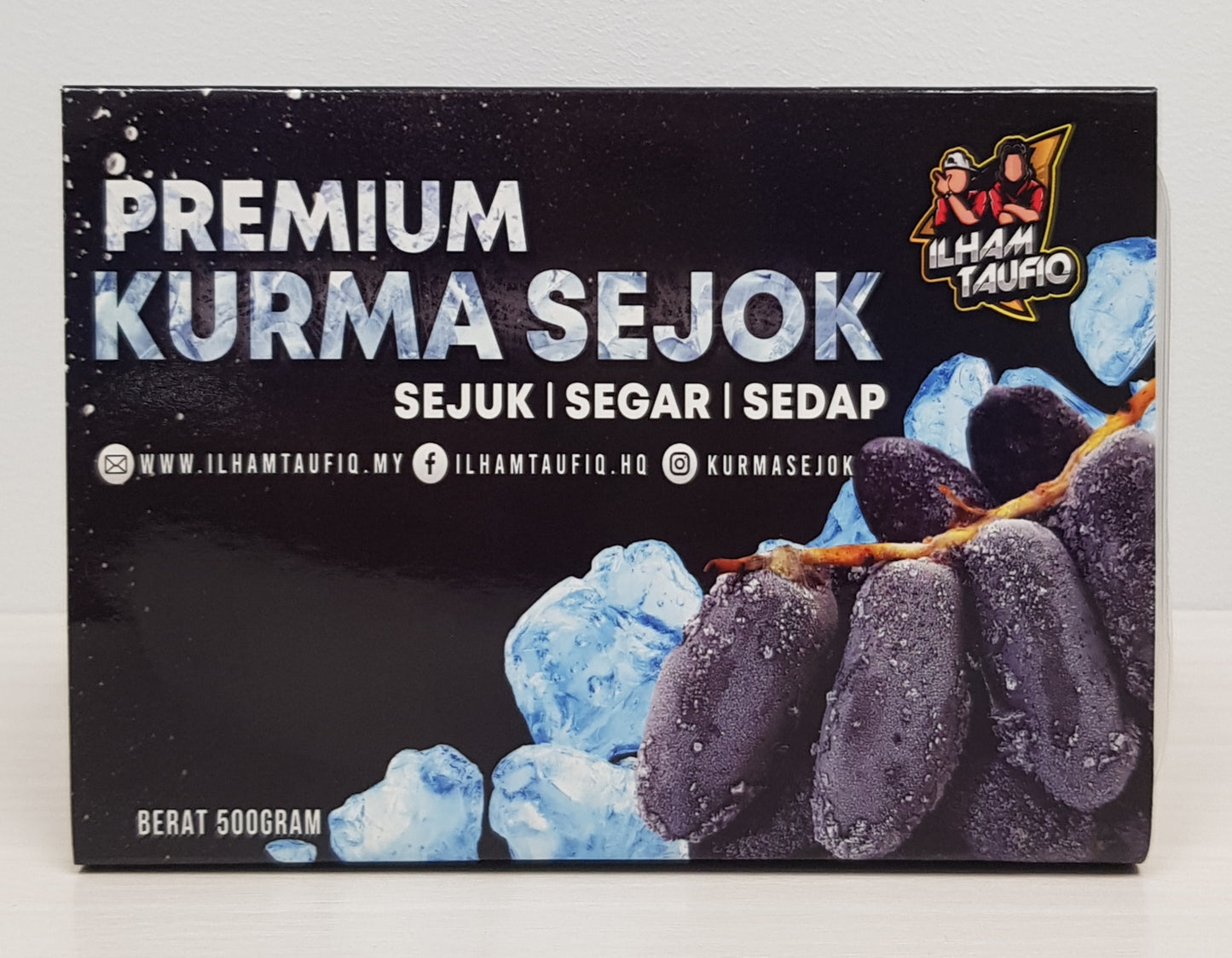 DATES (DAPUR AMINAH), Premium Kurma Sejok, 500g, Malaysia