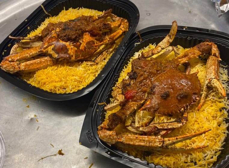 NASI BRIYANI, Crab