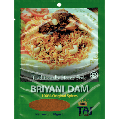 TAJ&SPICES Spices Briyani Dam 70g