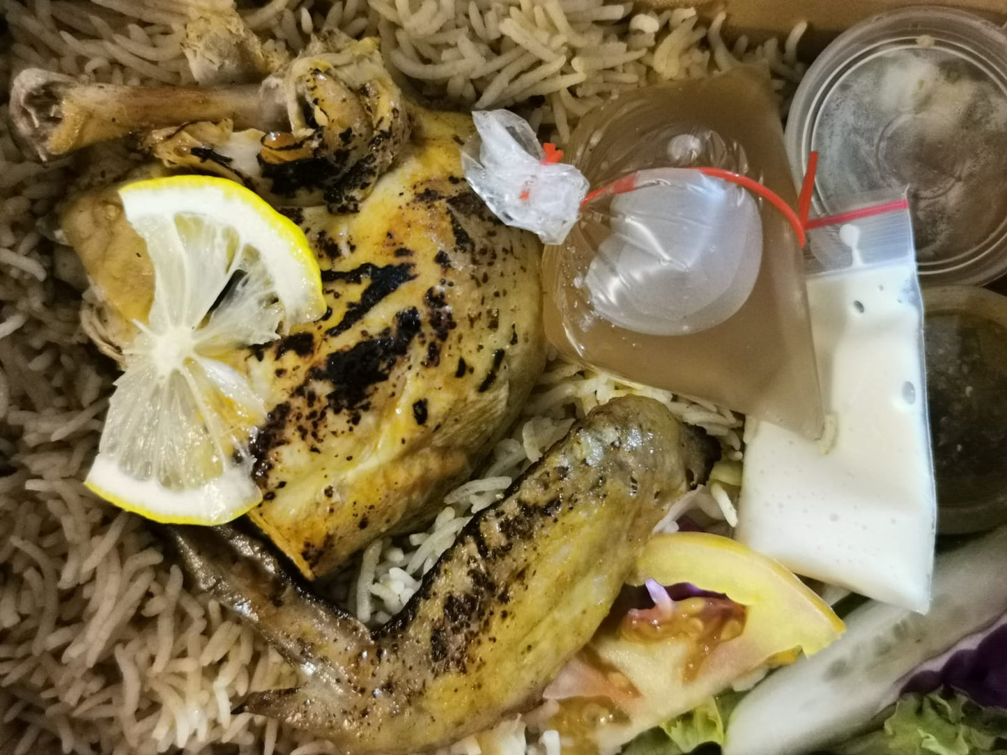 NASI MENDI, Double Chicken Lunch Box