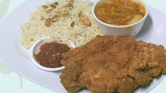 Garlic Butter Rice - Chicken Cutlet (ABC)