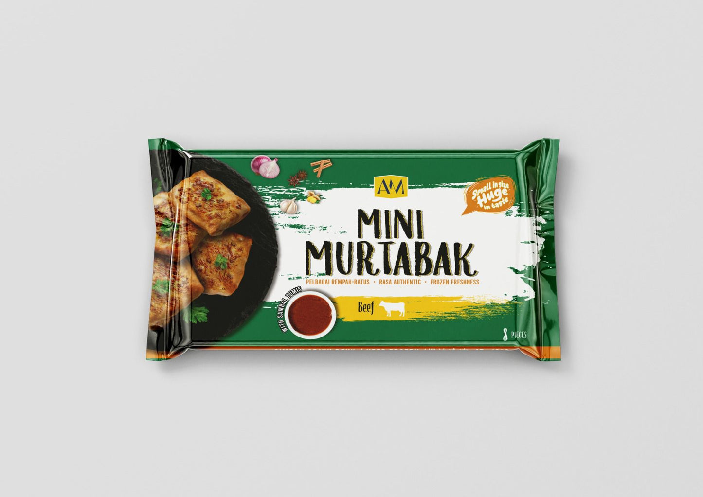 AM Mini Murtabak Beef, 8 pcs