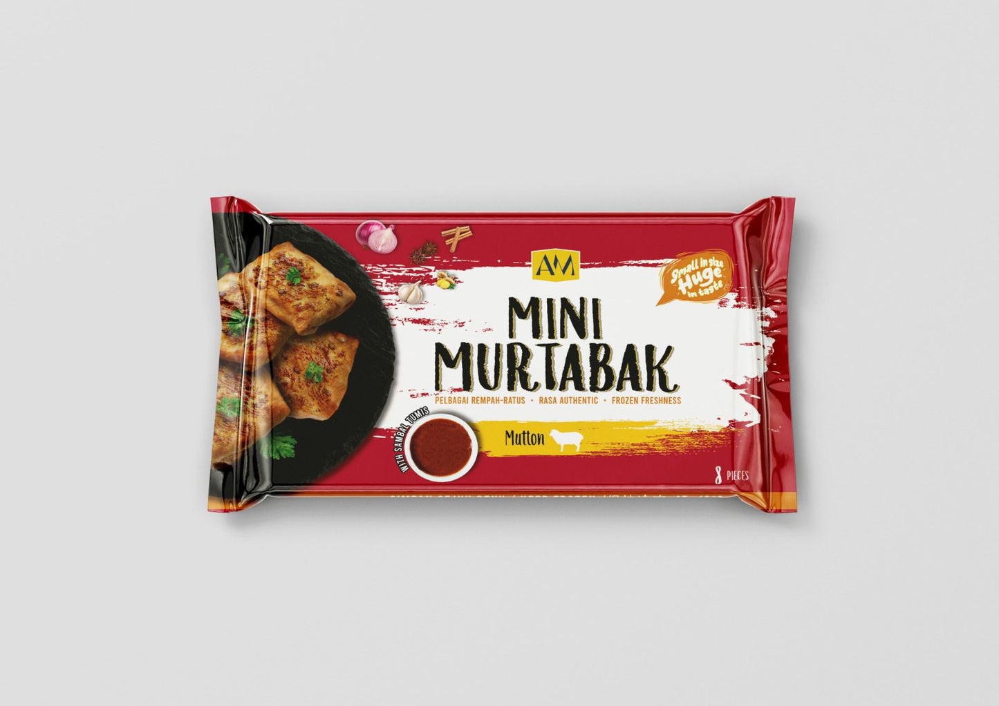 AM Mini Murtabak Mutton, 8 pcs
