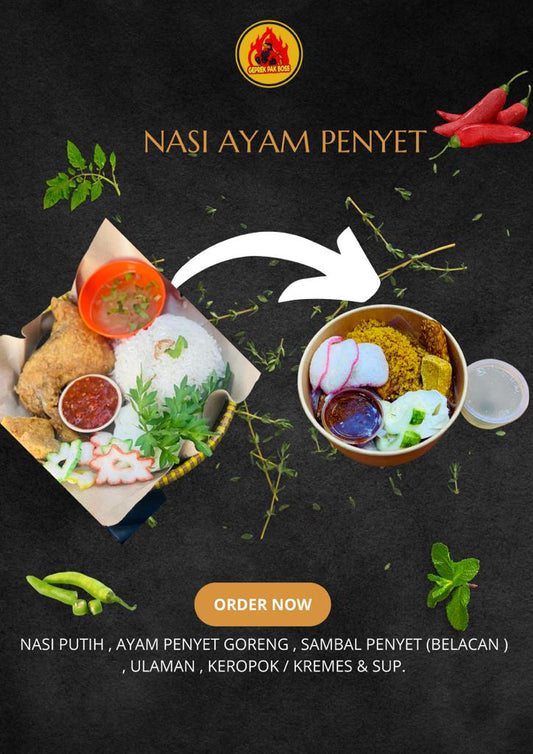 Nasi Ayam Penyet (GEPREK PAK BOSS)