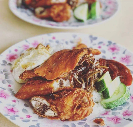 NASI LEMAK (CHANGI V), Ayam Set With Otah