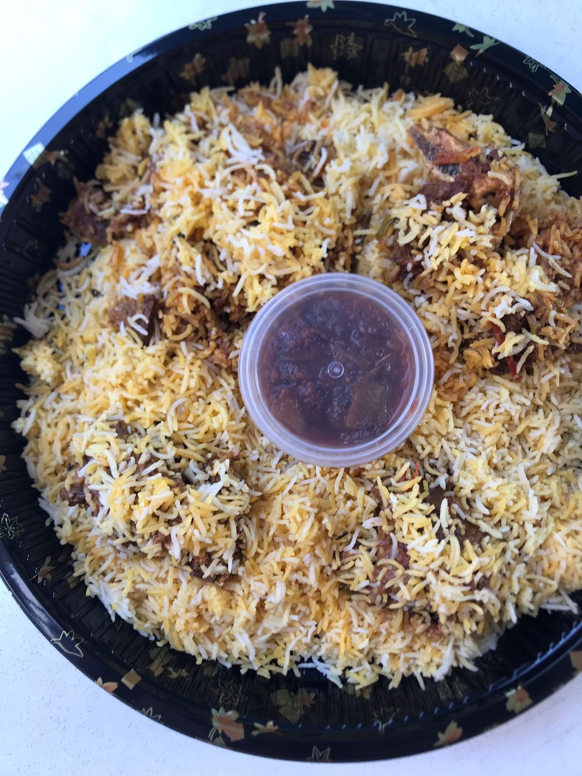 DULANG SET Nasi Briyani Daging/ Mutton