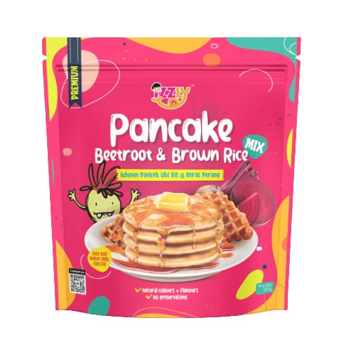 Pancake Beetroot & Brown Rice