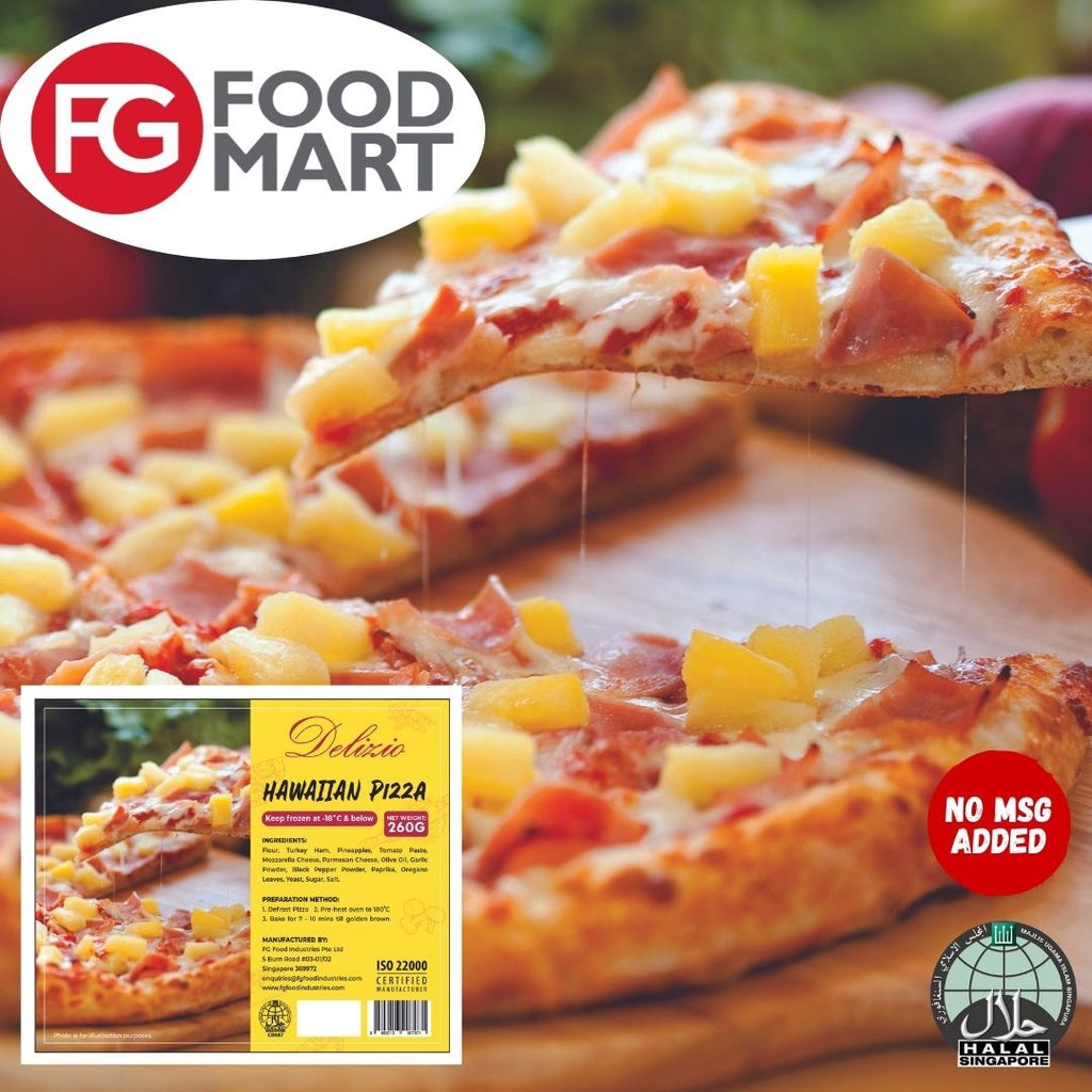 FG Delizio Hawaiian Pizza, 10pcs