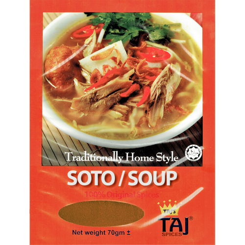 TAJ&SPICES Paste Soto Soup/Rempah Sup Soto (70g)