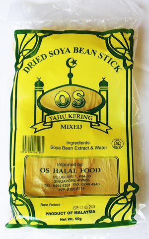 TAJ&SPICES Soya Bean Skin (Mixed) / Tahu Kering Campur