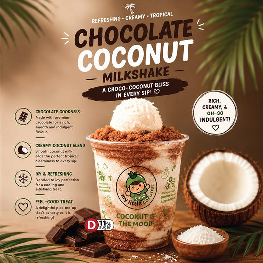 CHOCOLATE COCONUT MILKSHAKE