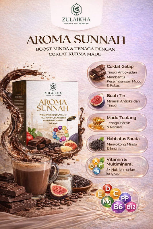 AROMA SUNNAH COKLAT KURMA MADU (ZULAIKHA)