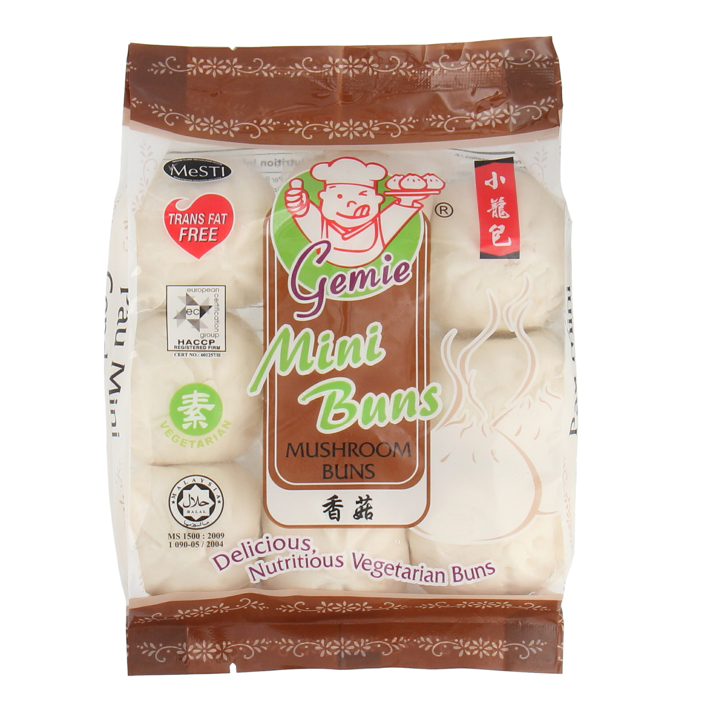 ZUZEN BUN, Mushroom Mini Buns 30g x 9pcs (270g)