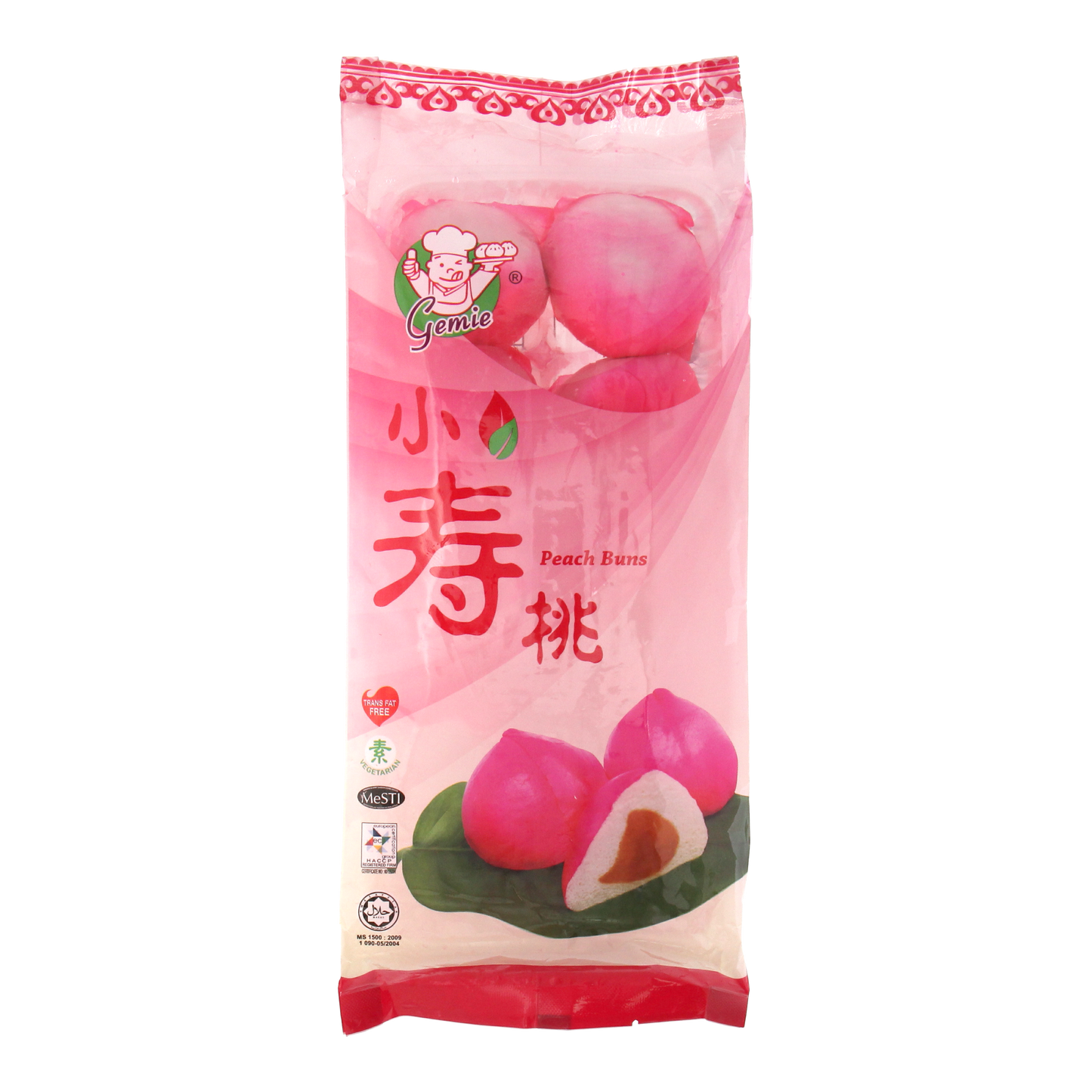 ZUZEN BUN, Peach Mini Buns 30g x 10pcs (270g)