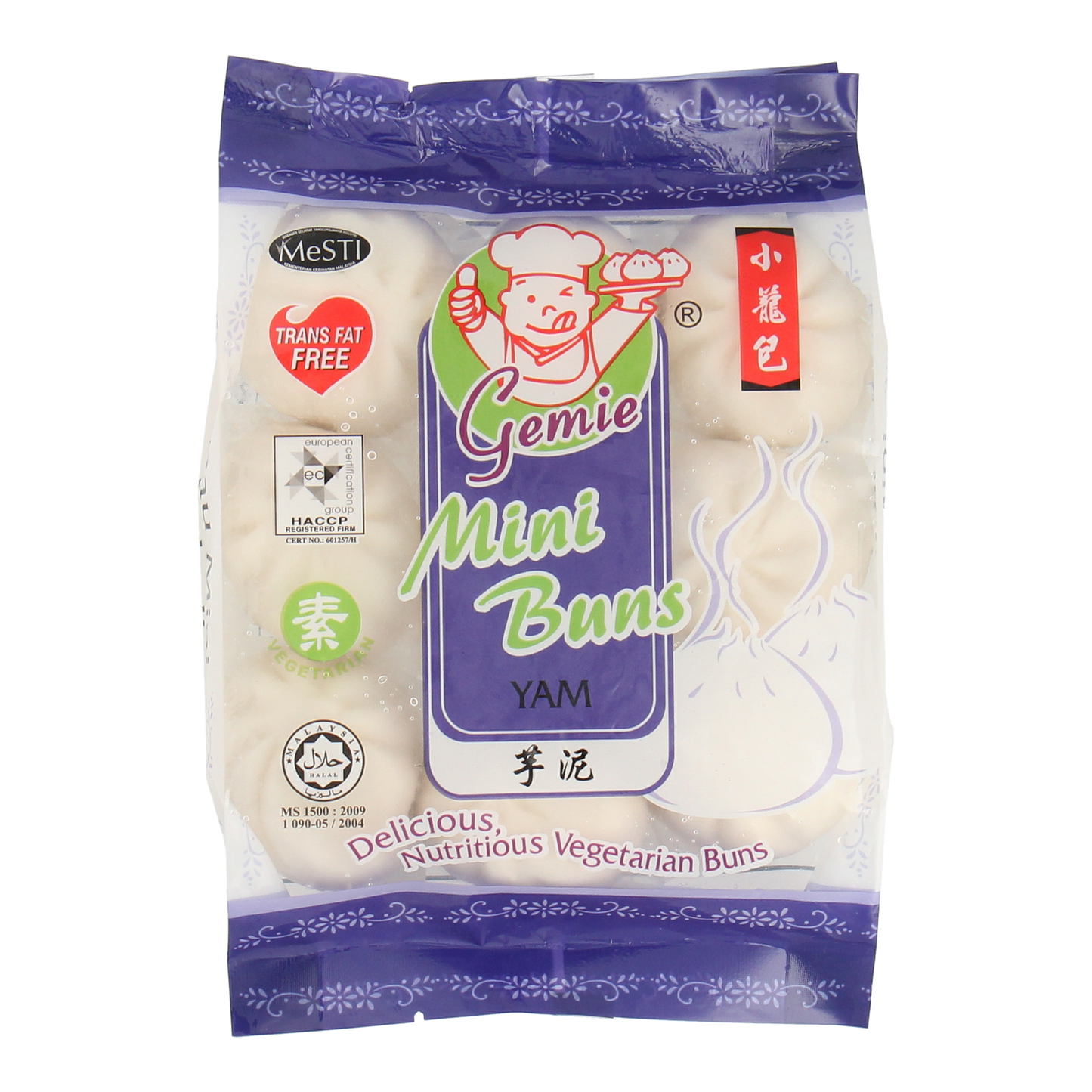 ZUZEN BUN, Yam Mini Buns 30g x 9pcs (270g)