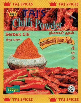 TAJ&SPICES Powder Chili/Serbuk Chilli (250g)