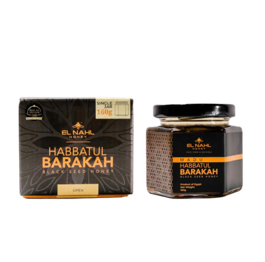 HONEY (ELNAHL), Single Pack (160g) Habbatul Barakah Black Seed Honey