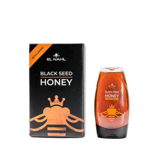 HONEY (ELNAHL), Squeeze Bottle Black Seed Honey With Lemon (300g)