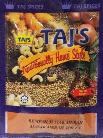 TAJ&SPICES Paste Masak Merah/Rempah (100g)