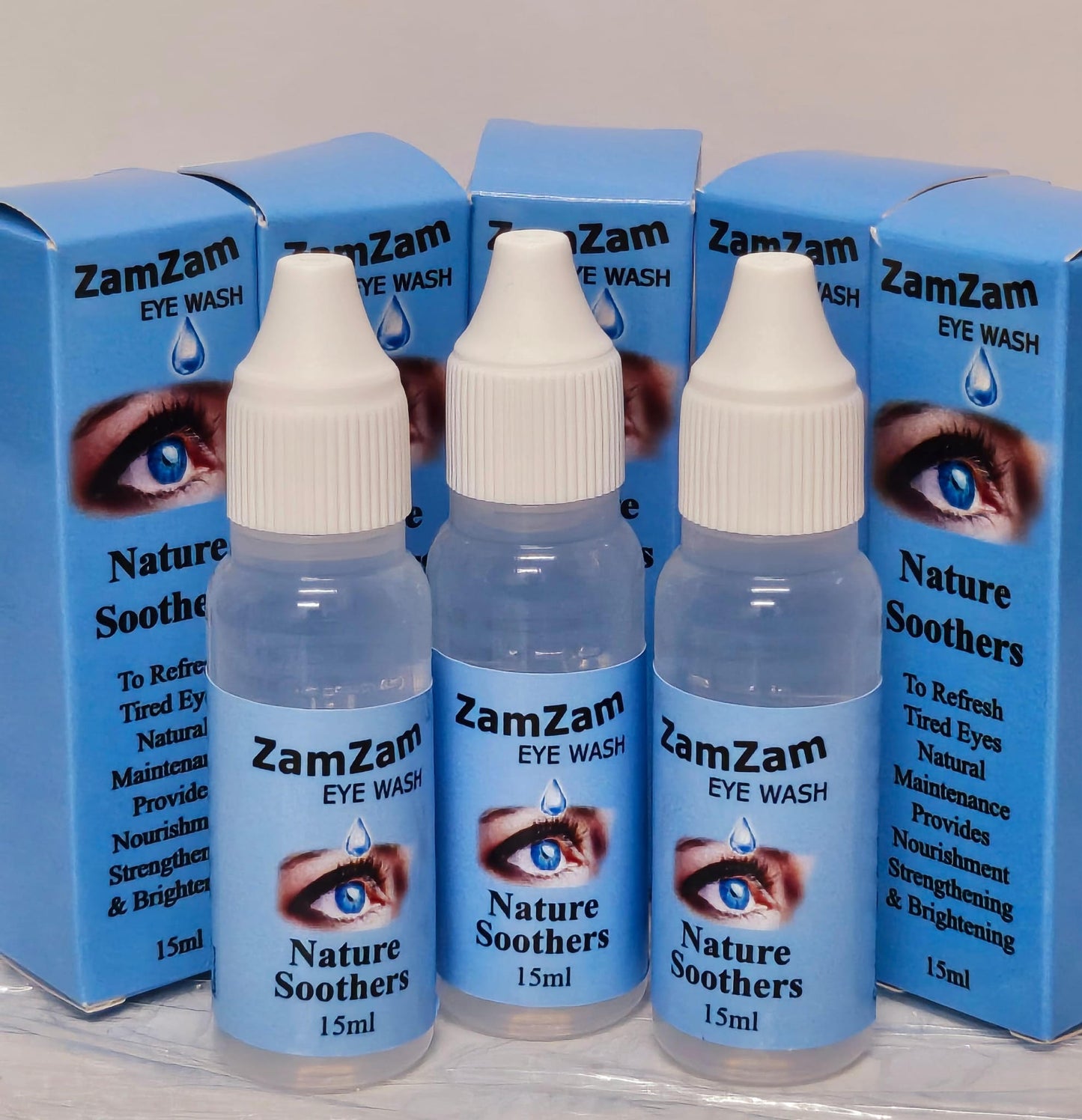 (ZAM ZAM) Eye Wash, 15ml Pack of 3